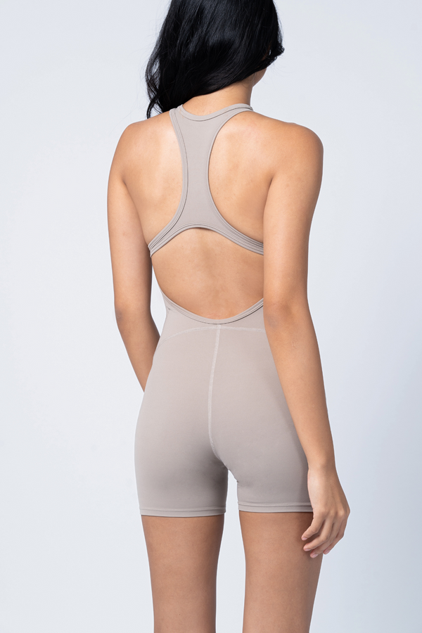 SheSculpt Playsuit in Muted Sable
